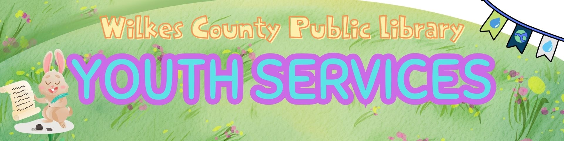 Back to School Google Classroom Header in Light Pink Illustrative Sticker Style