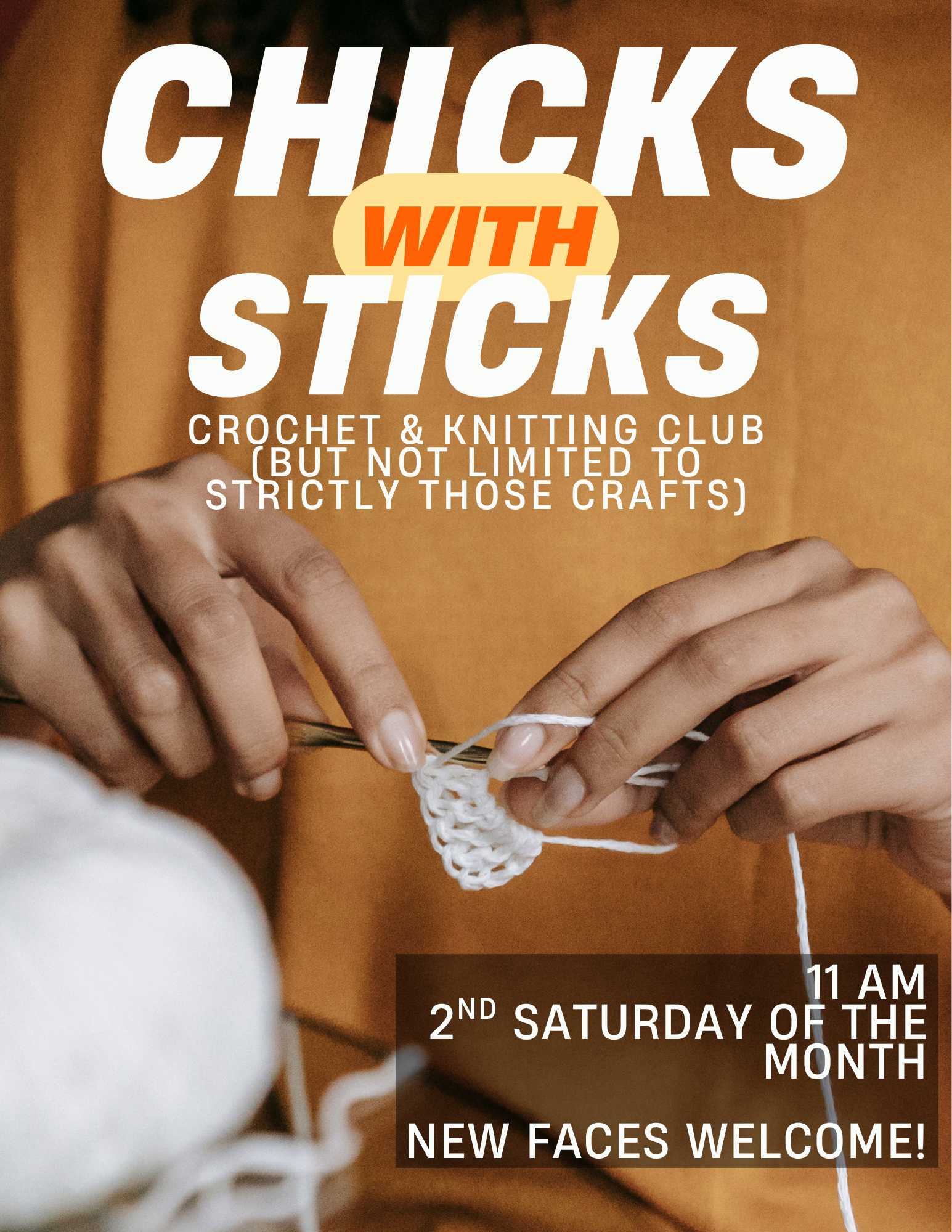 Chicks with Sticks Flyer